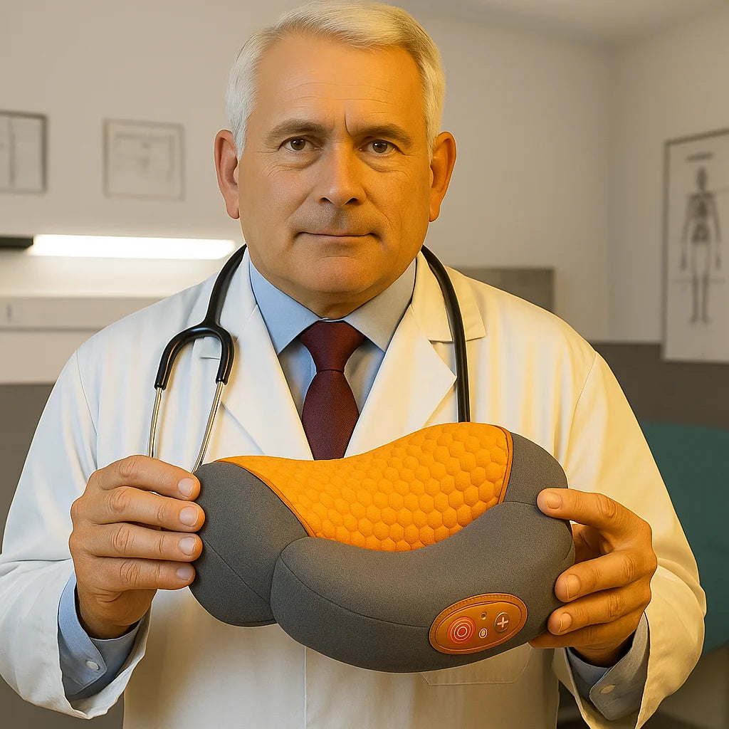 Masajeador Cervical CerviTech | Recupera  tu movilidad y descanso reparador en semanas