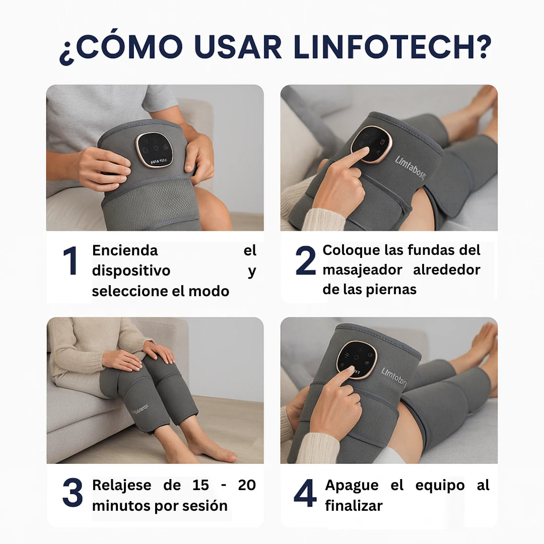 Revitalizador Térmico LinfoTech | Rejuvenece tus piernas HOY