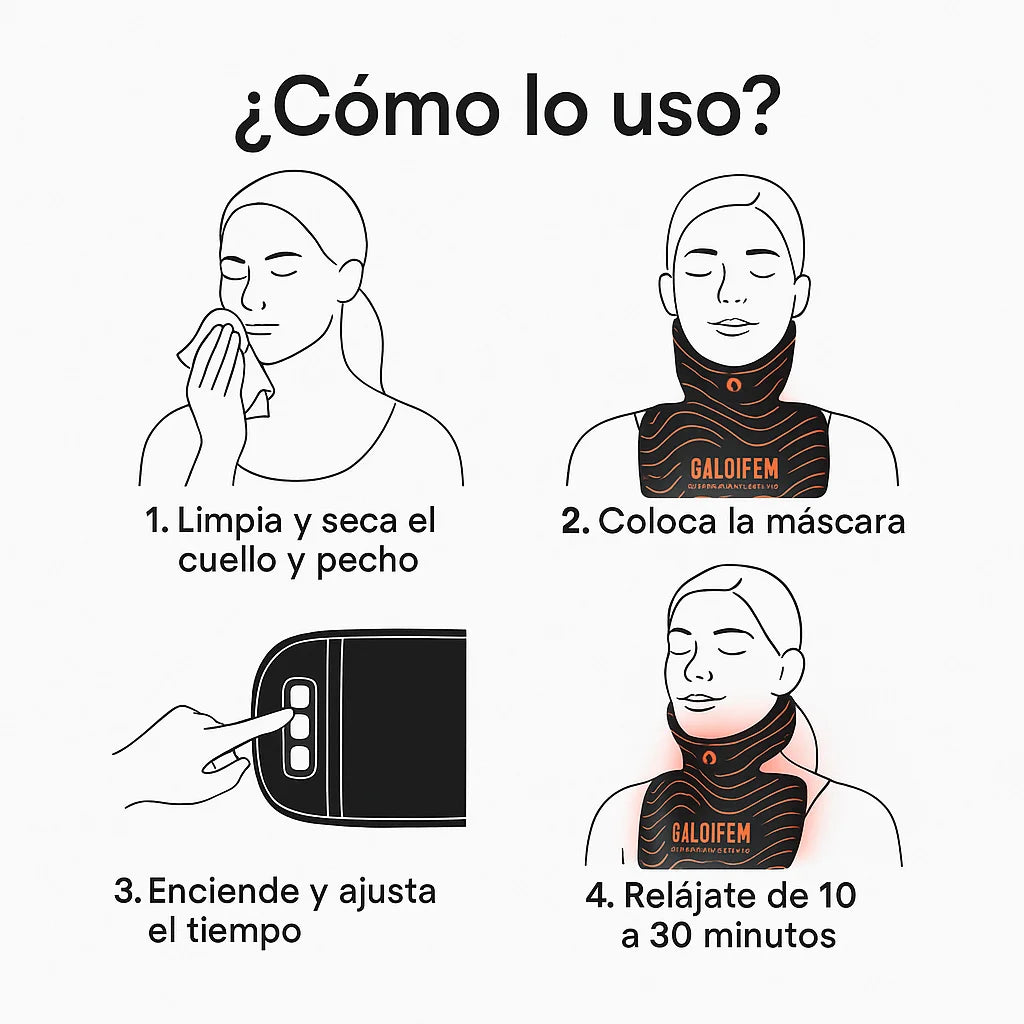 Terapia de Luz Roja GaloFem | Adiós papada y flacidez