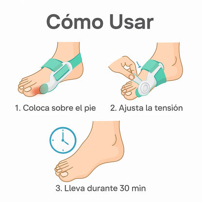 Corrector de Juanetes FlexToe | Alivia y recupera tus hermosos pies en semanas