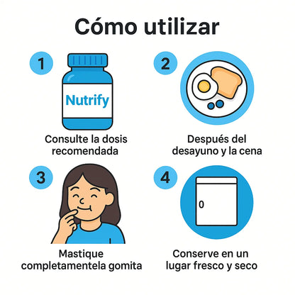 Gomitas de Crecimiento Nurify | Organismo Fuerte y Saludable