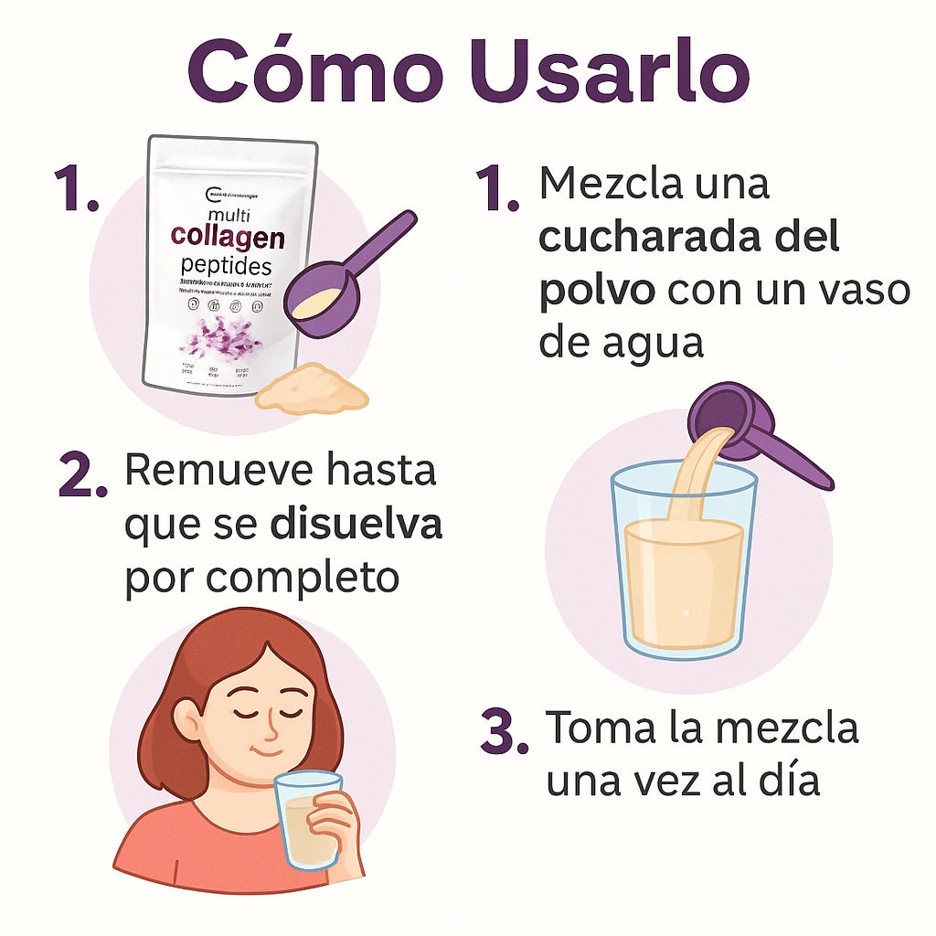 Multi-Collagen | Reduce celulitis y fortalece tu cabello sin esfuerzo