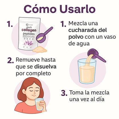 Multi-Collagen | Reduce celulitis y fortalece tu cabello sin esfuerzo